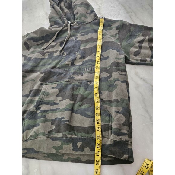 Independent Trading Company Mens Small Forest Camo Midweight Hooded Pullover - Picture 5 of 9
